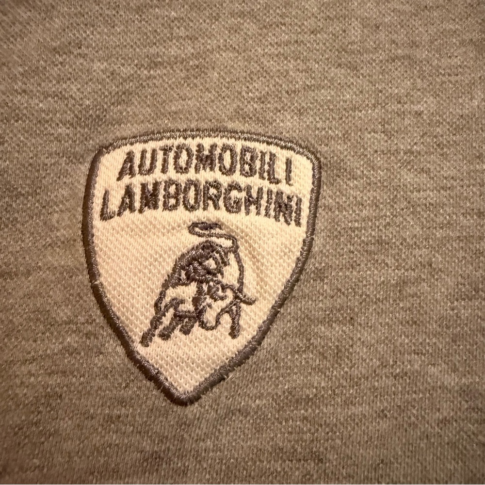 Lamborghini Grey Women’s Polo Shirt Small